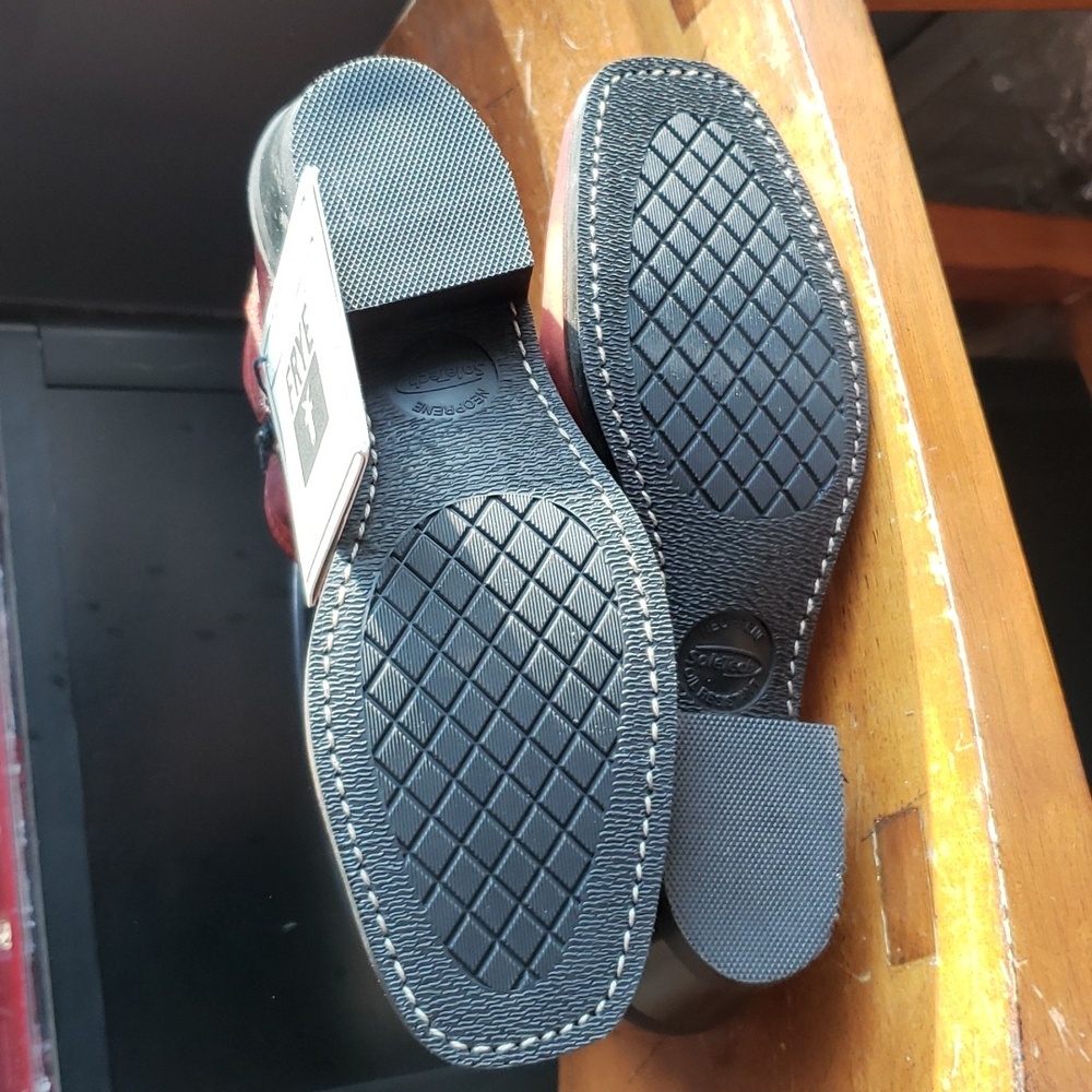Ladies Frye Short Harness Zip Boots - Picture 4 of 5